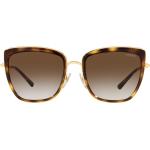 Goldene Vogue Cateye Sonnenbrillen aus Kunststoff für Damen 