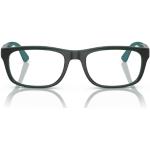 Grüne Vogue Rechteckige Kunststoffbrillengestelle für Kinder 