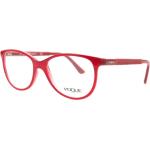 Rote Vogue Brillenfassungen aus Kunststoff für Damen 
