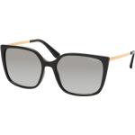 Schwarze Vogue Quadratische Sonnenbrillen mit Sehstärke aus Kunststoff für Damen 