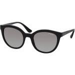 Schwarze Vogue Runde Sonnenbrillen mit Sehstärke aus Kunststoff für Damen 