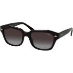 Schwarze Vogue Runde Sonnenbrillen mit Sehstärke aus Kunststoff für Damen 