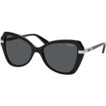 Schwarze Vogue Sonnenbrillen mit Sehstärke aus Kunststoff für Damen 