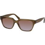 Braune Vogue Quadratische Sonnenbrillen mit Sehstärke aus Kunststoff für Damen 