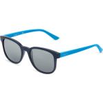 Blaue Vogue Rechteckige Kunststoffbrillengestelle für Kinder 