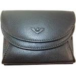 Schwarze Voi Leather Design Wiener Schachteln mit RFID-Schutz für Damen klein 