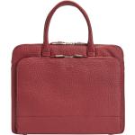 Reduzierte Rote Elegante Voi Leather Design Hirsch Lederhandtaschen mit Hirsch-Motiv mit Klettverschluss aus Leder gepolstert für Damen 