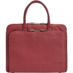 Reduzierte Rote Elegante Voi Leather Design Hirsch Lederhandtaschen mit Hirsch-Motiv mit Klettverschluss aus Leder gepolstert für Damen 