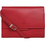 Reduzierte Rote Elegante Voi Leather Design Soft Clutches aus Leder für Damen 