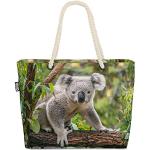 XXL Shopper 23l mit Koala-Motiv aus Polyester schmutzabweisend für Damen 