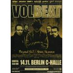 Volbeat - Above Heaven, Berlin 2010 » Konzertplaka