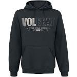 Schwarze Volbeat Herrenhoodies & Herrenkapuzenpullover mit Kapuze Größe 5 XL 