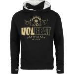 Schwarze Volbeat Herrenhoodies & Herrenkapuzenpullover mit Kapuze Größe M für Festivals 