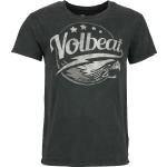 Anthrazitfarbene Volbeat Rundhals-Ausschnitt Herrenbandshirts Größe 3 XL für Festivals 