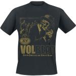Schwarze Volbeat Rundhals-Ausschnitt Herrenbandshirts Größe XL 