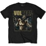 Schwarze Punk Volbeat Damenbandshirts aus Baumwolle Größe L 
