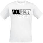 Weiße Volbeat Rundhals-Ausschnitt Herrenbandshirts Größe 3 XL für Festivals 