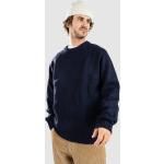 Blaue Streetwear Volcom Strickpullover aus Wolle für Herren Größe XL 