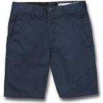 Blaue Sportliche Volcom Chino Shorts für Kinder für Jungen 