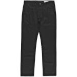 Schwarze Bestickte Volcom Frickin Modern Jeans mit Stickerei mit Reißverschluss für Herren Größe XXL Weite 30, Länge 30 