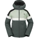 Volcom - Isolierende Snowboard-Jacke - Lindy Ins Jacket Eucalyptus für Damen - Größe M - Grau