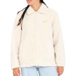 Weiße Streetwear Volcom Mini Kurzjacken & Cropped-Jackets aus Taft für Damen Größe XS für den für den Herbst 