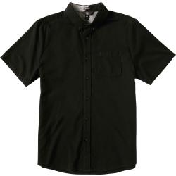Volcom - Kurzärmeliges Hemd - Everett Oxford New Black für Herren - Größe XL - schwarz