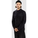 Schwarze Streetwear Volcom Flanellhemden aus Flanell für Herren Größe M 