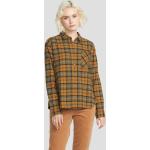 Braune Streetwear Volcom Businesskleidung aus Baumwolle für Damen Größe M 