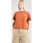 Reduzierte Braune Streetwear Volcom Bio Shirts mit Tasche für Damen Größe XS 