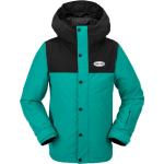 Volcom - Snowboardjacke - Stone.91 Ins Jacket Vibrant Green aus Wolle - Kindergröße S - Grün