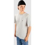 Graue Streetwear Volcom T-Shirts aus Baumwolle für Herren Größe XS 