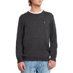 Reduzierte Schwarze Streetwear Volcom Uperstand Rundhals-Ausschnitt Herrensweatshirts Größe L für den für den Herbst 