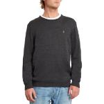 Reduzierte Schwarze Streetwear Volcom Uperstand Rundhals-Ausschnitt Herrensweatshirts Größe XL für den für den Herbst 