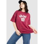 Reduzierte Rote Streetwear Volcom T-Shirts aus Baumwolle für Damen Größe XS 