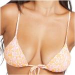 Reduzierte Orange Volcom Bikini-Tops aus Polyamid für Damen Größe M 