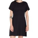 Reduzierte Schwarze Kurzärmelige Volcom Damenkleider aus Viskose Größe XL für den für den Sommer 