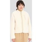 Reduzierte Weiße Streetwear Volcom Winterjacken aus Polyester für Damen Größe L für den für den Winter 