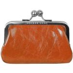 Reduzierte Orange Karo Vintage Portemonnaies & Wallets mini 