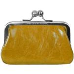 Gelbe Karo Vintage Portemonnaies & Wallets mini 