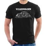 Schwarze Volkswagen Volkswagen / VW Beetle T-Shirts für Herren Größe M 