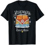 Schwarze Volkswagen T-Shirts für Herren Größe S für den für den Sommer 