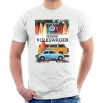 Volkswagen Surfing Adventure Beetle & Camper Men's T-Shirt