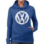 Royalblaue Volkswagen Damenhoodies & Damenkapuzenpullover mit Kapuze Größe S 