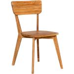 Hellbraune Moderne Basilicana Holzstühle geölt aus Massivholz Breite 0-50cm, Höhe 50-100cm, Tiefe 50-100cm 
