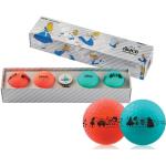 Volvik Vivid Disney 4 Pack Golf Balls Gift Set Alice in Wonderland Plus Ball Marker Red/Blue