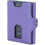 Reduzierte Violette Mini Geldbörsen aus Nappaleder mit RFID-Schutz für Herren klein zum Jubiläum 