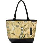 Bunte Motiv Gustav Klimt Strandtaschen & Badetaschen mit Reißverschluss für Damen 