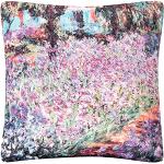 Graue Motiv Claude Monet Sofakissen & Dekokissen matt aus Satin maschinenwaschbar 40x40 