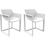 Weiße Vondom Wall Street Designer Stühle Outdoor Breite 50-100cm, Höhe 50-100cm, Tiefe 50-100cm 2-teilig 